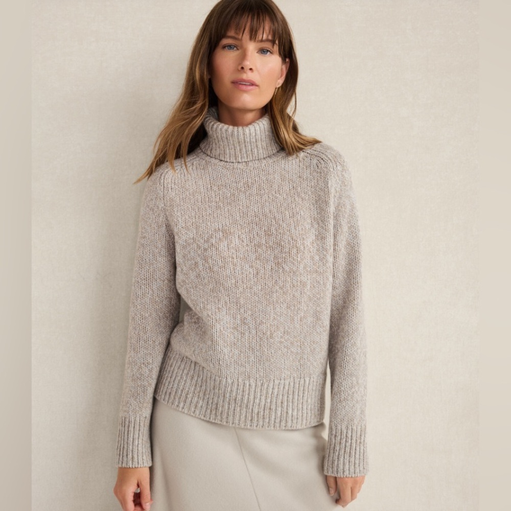 NWT Haven Well Within cashmere cocoon turtleneck